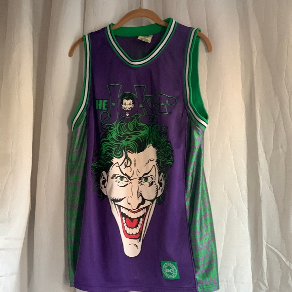 DC Comics Joker Polyester Green/Purple Vest Size S